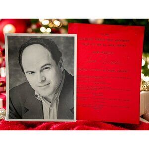 Jason Alexander Holiday Flyer with Press Photo Seinfeld Fans  George Costanza
